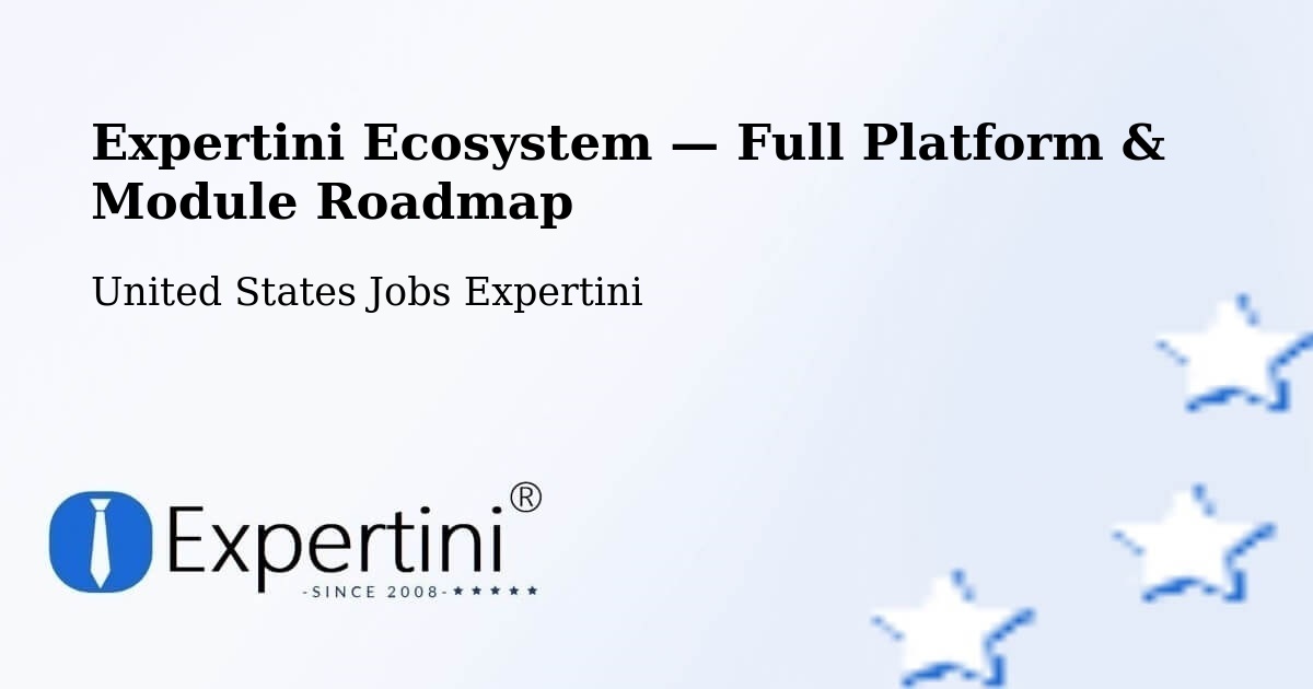 Expertini Ecosystem — Full Platform & Module Roadmap – Cushing
